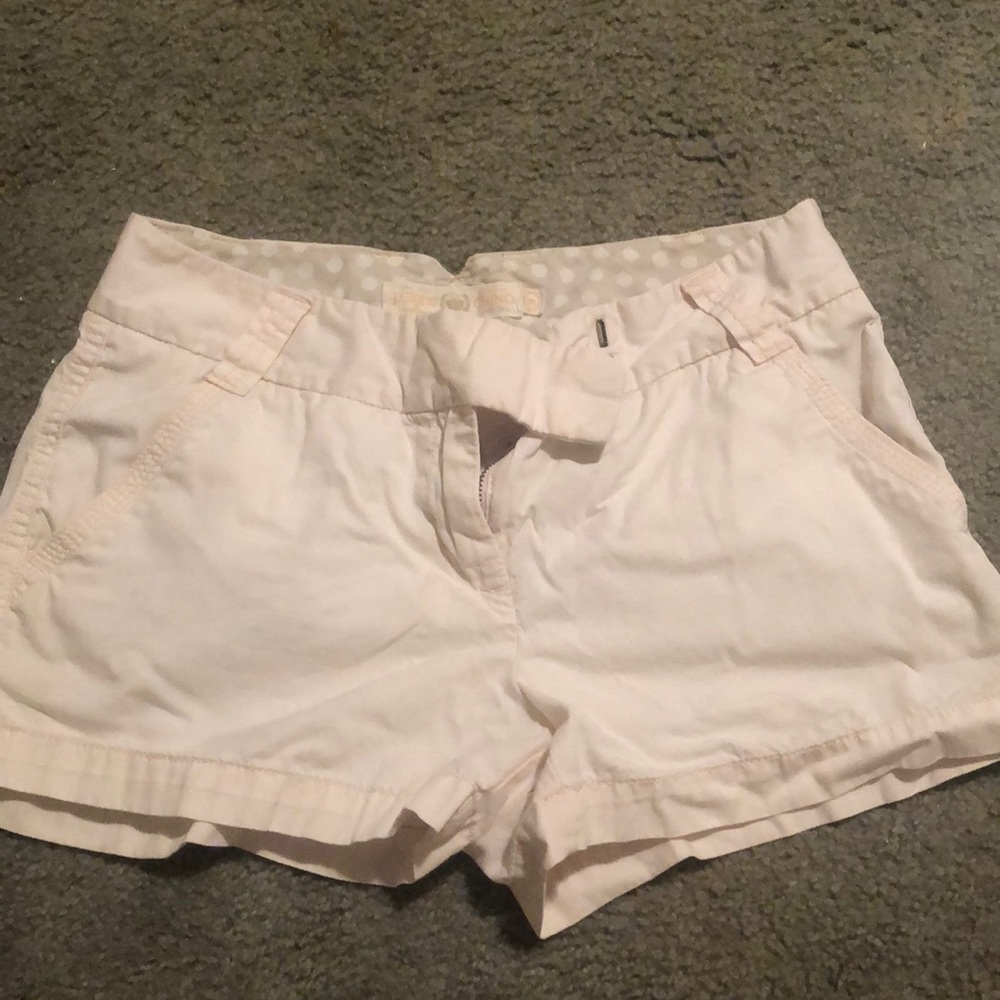 Light pink jcrew shorts